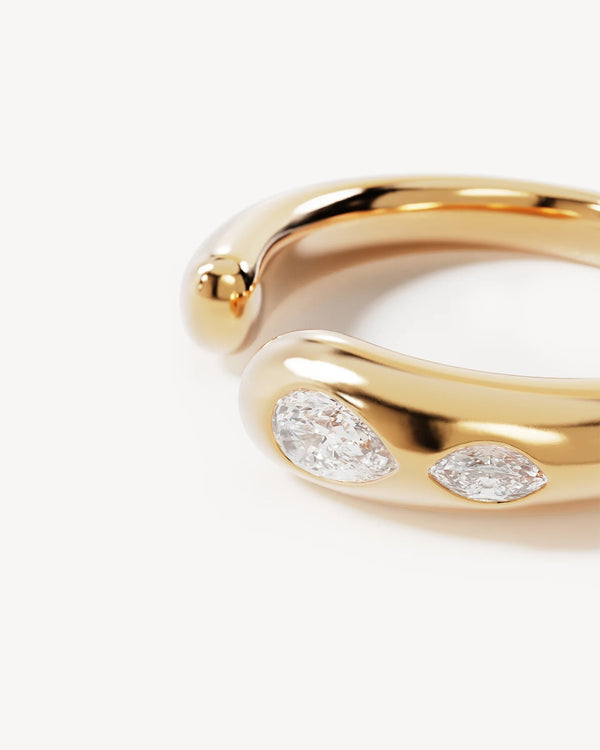 Dewdrop ring- gold
