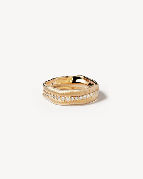 Begin again band ring-gold