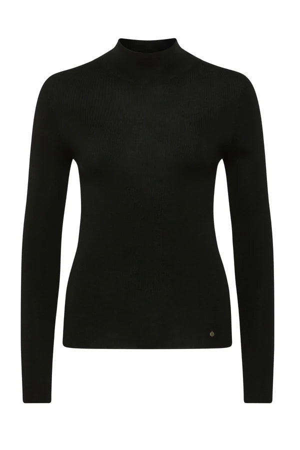 Superfine Turtle Neck - Black