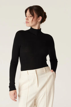 Superfine Turtle Neck - Black
