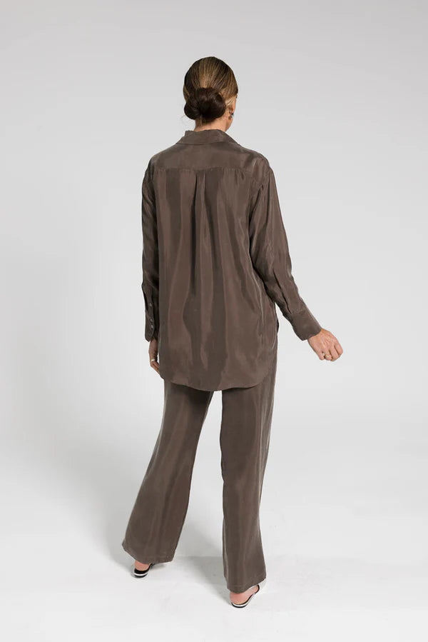 Sia wide leg pant-bronze