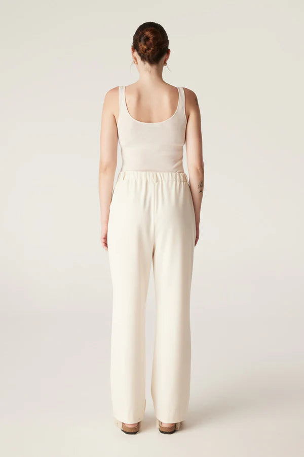 Superfine Merino Singlet - Ecru