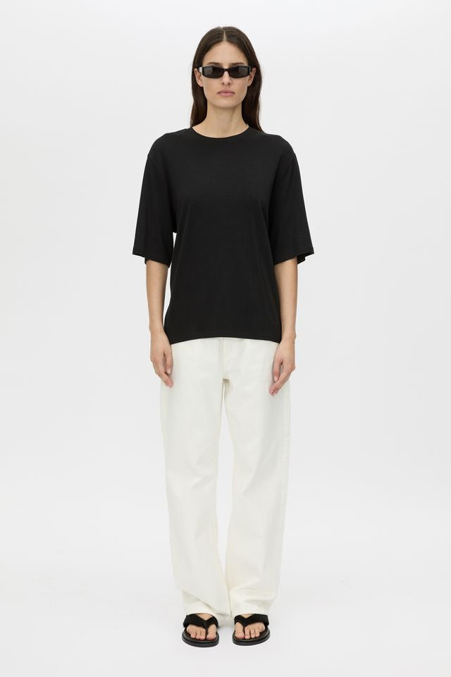 Felton draped back tee-black