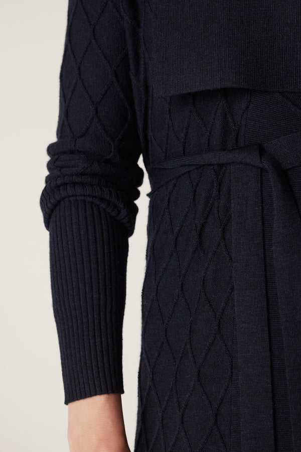 Victoria cardigan- Midnight Navy